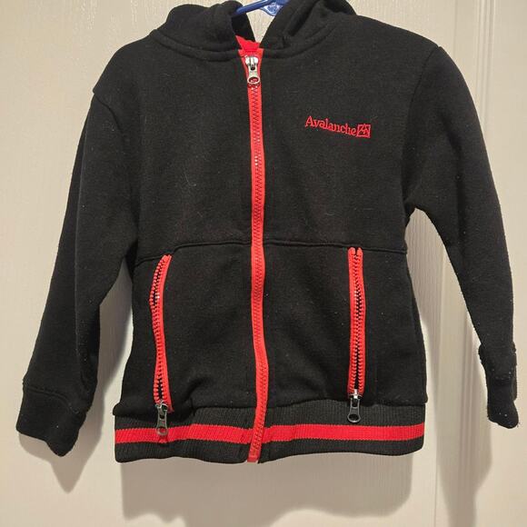 Avalanche black zip up fleece jacket - Picture 1 of 3
